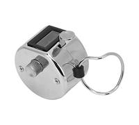 Haofy Contador de Cuentas Construcción Metálica de 4 Dígitos para un Conteo Manual Preciso con Contadores de Mecanismo de Suave para Encuestas de Tráfico, Verificación de Inventario, Uso en