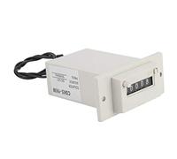 Haofy Contador de Pulso Electromagnético Digital para Impresión de Defensa Nacional - CSK5-YKW Totalizador de 5 Dígitos - Velocidad de Conteo DC 20 Veces/seg - Instalación en Panel (DC12V)