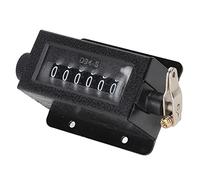 Haofy Contador Mecánico D94-S Contador de Conteo de Trazo Manual de 6 Dígitos con Resorte, de Conteo de Gran Capacidad de Cálculo para Transporte de Estampado, 1 X 1 X Resorte de Extensión