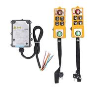 Haofy Control Remoto de Grúa Industrial con Diseño Compacto y Resistencia a Caídas para Dispositivo de Elevación de Polipasto Eléctrico, Control de Amplio Rango, Adecuado para Transportador, CNC y