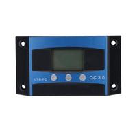 Haofy Controlador de Carga Solar MPPT con Pantalla LCD y Múltiples Protectores de Seguridad para Estabilidad del Adaptable Automático de 12 V y 24 V (100A)