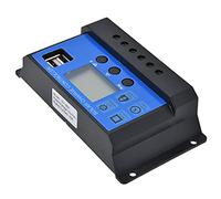 Haofy Controlador de Carga Solar Pantalla LCD Inteligente para Empresas Familiares Regulador de Voltaje Ajustable para la Industria, Material Plástico (10A)