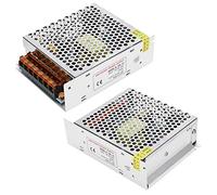 Haofy Controlador de Fuente de Alimentación DC12V, Larga Vida útil, Alto Aislamiento, Controlador de Barra de Luz de Pantalla LED para Aleación de Aluminio CCTV (S-120-12 (12V/10A/120W) CA 100-240V)