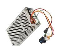 Haofy Controlador de Velocidad del Motor de CC Interruptor de Control PWM para Motor de Ventilador de Enfriamiento de Automóvil, Regulador de Velocidad de Grado Industrial 10-50V 100A 3000W para Uso