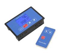 Haofy Controlador de Velocidad del Motor del Cepillo 6.5V-55V 30A Temporizador LCD para el Controlador Digital de Parada de Funcionamiento del Ciclo del Motor para Trabajadores Agrícolas