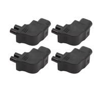 Haofy Convertidor IEC320 C8 a, Adaptador de Corriente Confiable de 2500 W para Diversos Dispositivos Electrónicos, Paquete de 4