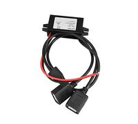 Haofy Convertidor USB Doble de bajo Consumo para Dispositivos USB, Pantalla LED y Accesorios para Coche, Módulo de 12V a 5V 3A