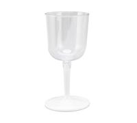 Haofy Copa de Vino Portátil de Plástico Irrompible Plegable de 12 Oz para Acampar y Al Aire Libre - Copas de Vino de Viaje Desmontables con Borde Liso que Ahorra Espacio y Fácil Embalaje (WHITE)