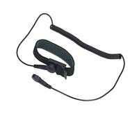 Haofy Correa de Muñeca a Prueba de Estática con Cable de Conexión a Tierra, Cubierta de PU Resistente Al Desgaste, Hebilla Elástica Ajustable, para Protección de PC (BLACK)