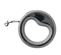 Haofy Correa Retráctil para Perros, Cuerda de 2,5 M de Largo, Cierre de Seguridad, Ergonómico para Perros Medianos (Grey)