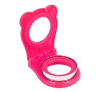 Haofy Cortador de Pan de Pastel, Pastel de Mantequilla Diy Maker para la Lonchera con Sellado y Sándwich sin Costras, Rosa Rojo (Rosa roja)