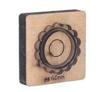 Haofy Cortador de Perforación de Acero de Aleación para Manualidades, Troquel de Corte de Cuero en Forma de Flor con Base de Madera, Ideal para Artículos de Cuero, Artesanía de Arcilla Polimérica