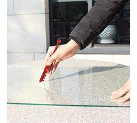 Haofy Cortador de Vidrio de Alta Dureza, Rueda de Corte de Aleación de Acero Al Carbono Portátil Roja, Corte Suave Incluso sin Aceite, Herramienta de 3 Cortes de 5,1"