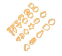 Haofy Cortadores de Aretes de Arcilla Polimérica de 25 Formas, 24 Piezas con Borde Engrosado y 145 Accesorios para Hacer Joyas de Arcilla Polimérica, Moldes de Plástico Aptos para Alimentos para