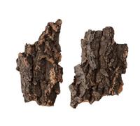 Haofy Corteza de Corcho de 15 Cm para Terrario de Reptiles, 2 Piezas de | Plataforma de Escalada Gecko, Panel de Fondo, Zona de Descanso Para Tomar el Sol, Cueva de Muda, Para Serpientes, Ranas,