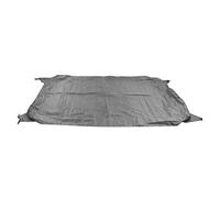 Haofy Cubierta Antipolvo para Mesa de Pong, Tela Oxford 210D, Impermeable, Protector Solar a Prueba de Lluvia, Cubierta para Patio con Revestimiento de Plata y Diseño de Cerradura (Grey)