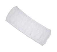 Haofy Cubierta para Jaula de Pájaros de Gran Tamaño, Tela de Nailon Suave, Receptor de Semillas Ajustable, 52-98,4 Pulgadas de Largo, Ideal para Loros y Pájaros Pequeños (White)