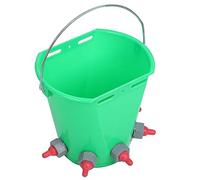 Haofy Cubo de Alimentación de Leche de Plástico Olla de Alimentación Animal de Gran Capacidad de 8 litros para Granjas Ganaderas con Múltiples Opciones de Tetinas Ideal para Corderos Ganado Conejos