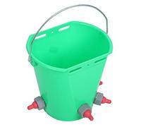 Haofy Cubo de Alimentación de Leche de Plástico Olla de Alimentación Animal de Gran Capacidad de 8 litros para Granjas Ganaderas con Múltiples Opciones de Tetinas Ideal para Corderos Ganado Conejos