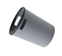 Haofy Cubo de Basura Pequeño con Tapa Abierta para Cocina, Oficina, Baño, Cubo de Basura Minimalista, Gris