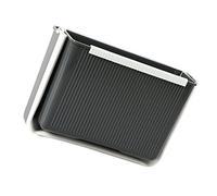 Haofy Cubo de Basura Plegable Montado en la Pared, Soporte de Carga Fuerte, Gran Capacidad, Cubo de Basura Colgante para Cocina, Material Plástico y Silicona para el Hogar (GREY)