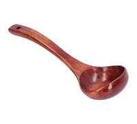 Haofy Cuchara de Madera Cucharón de Sopa de Madera de con Largo de 12 Pulgadas para Mezclar, Servir, Degustar para Utensilios de Cocina Antiadherentes, Cocina, Restaurante, Diaria (24)