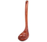Haofy Cuchara de Madera de con Largo de 12 Pulgadas, Cucharón de Sopa Resistente Al Calor para Utensilios de Cocina Antiadherentes, Ideal para Uso Doméstico y en Restaurantes (27)