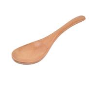 Haofy Cuchara de Madera Pequeña 100% Madera Resistente Al Calor para Cocina Casera y Restaurante - Utensilio de Cocina Seguro y Antiadherente, Suave con los Utensilios de (16 cm de largo)