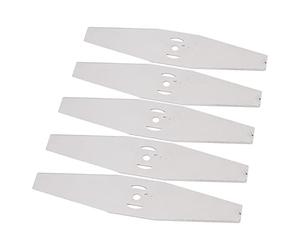 Haofy Cuchilla de Punta de Carburo, 5 uds. Cuchillas de Repuesto para Cortadora de Césped Cuchillas de Cabezal de Cortacésped Eléctrico de Acero Herramienta de Jardín para Cortar