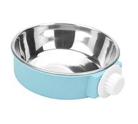Haofy Cuenco Colgante de Acero Inoxidable para Mascotas con Diseño Extraíble para Perros y Gatos, Comedero para Comida y Agua, [2 en 1], Cuenco para Jaula para Mascotas para Ahorrar Espacio, 1 para