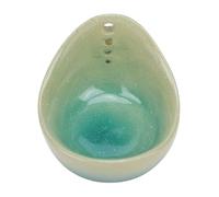 Haofy Cuenco para Pelar Hojas con Agujeros, Herramienta para Quitar Tallos de Resina Azul para Cilantro, Perejil y Romero, Cuenco de Cocina Pequeño de 2,4 Pulgadas para Separar Hojas