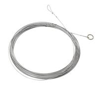 Haofy Cuerda de Medición de Alambre de Acero de 100 m: Cuerda Topográfica de Construcción Duradera con Escala Integrada Clara para Ingeniería, Cartografía Terrestre y Medición de Pozos (30 m/98,4