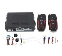 Haofy de Alarma de Seguridad para Automóvil Entrada sin Llave Antirrobo Universal para Vehículos de 12 V con Control Remoto y Funciones Multifunción
