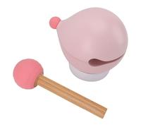 Haofy de Madera Linda Luz Nocturna Recargable Inalámbrico Regulable para Dormitorio Habitación de Niños Iluminación Suave y Cálida Madera de Haya ABS para Mesa Mesita de Noche Lámpara (PINK)