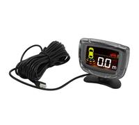 Haofy de Marcha Atrás para Coche, Kit de Sensor de Aparcamiento ABS con Pantalla LCD de Distancia, 4 Sensores de Detección de 0,3 a 2,0 M, Luces de Advertencia y Zumbador para Coches, SUV, Camiones,