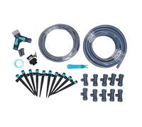 Haofy de Riego de Jardín de 10 M, Kit de Riego de área Grande con Cabezal de Pulverización Ajustable para el Reinas del Patio de Invernadero, Todas las Plantas una Vez, Modo de Riego