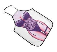 Haofy Delantal Impermeable Divertido 3D con Diseño Realista para Cocinar, Patrones de Mujer Sexy para Hombre que Evitan el Polvo y el Aceite (encaje negro de mujer)