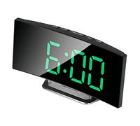 Haofy Despertador LED con Diseño de Espejo Especial y Múltiples Métodos de Colocación para Decoración de Dormitorios