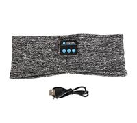 Haofy Diadema de Música Deportiva Inalámbrica, Auriculares BT Ligeros para Correr, Dormir y Meditar, Lavables de 16 Pulgadas (Grey)