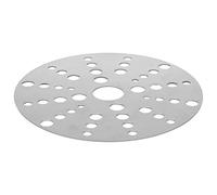 Haofy Difusor de Calor Disco Convertidor de Inducción Placa Conductora de Calor de Acero Inoxidable de 12,3 Cm para Todas las Estufas Ayuda a Cocinar a Fuego Lento Salsas y Arroz de Manera Uniforme