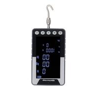Haofy Digital Push Pull Force 1000N 100 Kg 220 Lb Medidor de Potencia del Dinamómetro con Pantalla HD y Gestión de Rendimiento Inteligente para Tareas de Medición Eficientes (Enchufe de la UE)