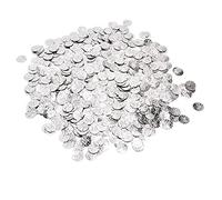 Haofy Dijes de Oro, 2000 Piezas, Hermosos y Exquisitos Colgantes de Lentejuelas para Danza del Vientre para Pendientes de Disco, Collar, Pulsera, Suministros para Manualidades DIY (Plata (Pájaro))
