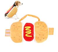 Haofy Disfraz de Caliente para, Suéteres, Vestido de Mascota de Algodón Amarillo con Gancho y Lazo, Traje de Halloween para Cachorros para Ropa para Mascotas Pequeñas, Medianas y (S)
