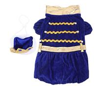 Haofy Disfraz de Halloween para Cachorro de, Traje Estilo Príncipe con Sombrero, Material Acrílico Suave para Uso Diario y Ocasiones Especiales (S)