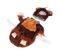 Haofy Disfraz de Mono de Halloween para Pequeño, Traje de Felpa con ArnéS, Fácil de Vestir para un Rápido, Ajuste Cómodo, Tallas S a XL, Fiestas Navideñas de Mascotas, Reuniones