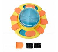 Haofy Dispensador de Comida Interactivo con Dispensador de Premios para Perros, de Funcionamiento Lento, con Base Antideslizante y Función de Presión Inteligente. Ideal para Mascotas (Estilo 2)