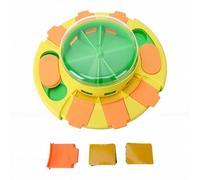 Haofy Dispensador de Comida Interactivo con Dispensador de Premios para Perros, de Funcionamiento Lento, con Base Antideslizante y Función de Presión Inteligente. Ideal para Mascotas (Estilo 1)