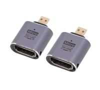 Haofy DisplayPort a HD Multimedia Interface Adapter 8K 48GBPS Konverter Plug and Play para ThinkPad X1 Carbon X230 Universal Aluminium Aloy 2 Pack