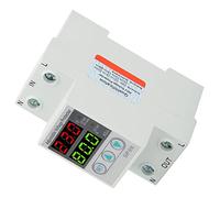 Haofy Dispositivo de Reconexión Automática de Voltaje SVP-916 de 230 V para Seguridad de Sobrevoltaje en Talleres (63A)