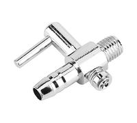 Haofy Distribuidor de Tubo de Aire de Acero Inoxidable Plateado para Control de Bomba de Oxígeno, Válvula Roscada de un Cabezal Ajustable para Pecera, 5 uds.